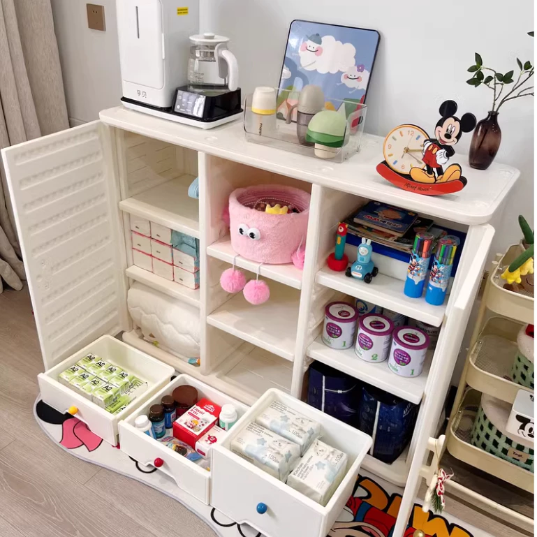 Tủ quần áo, đựng đồ trẻ sơ sinh, đồ chơi, có thanh treo đồ Babyviva mẫu Luxury - Hình ảnh 7