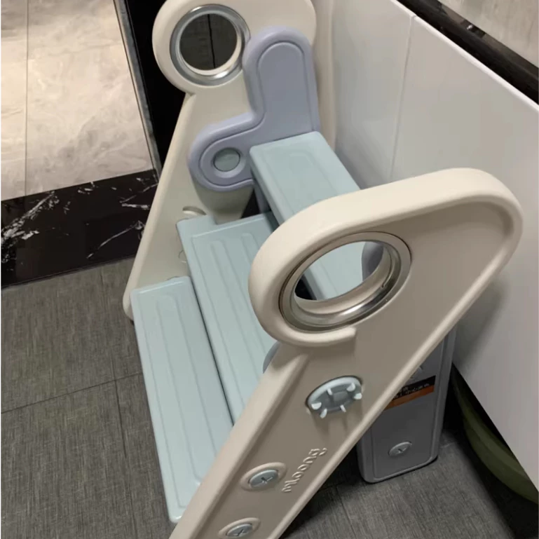 Kệ Nhựa Bậc Thang Đứng Bếp/lavabo rửa tay, ghế kê chân toilet cho trẻ xếp gọn Babypods - Hình ảnh 8