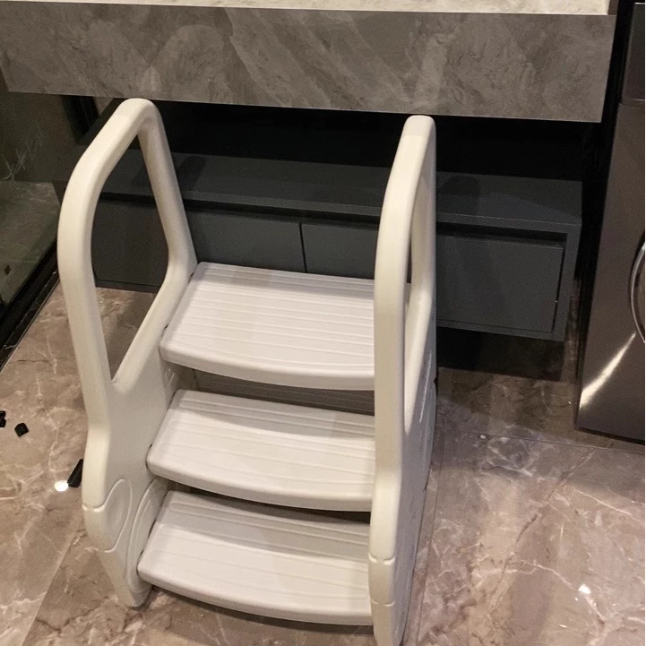 Kệ bậc thang có tay vịn đứng Bếp/lavabo rửa tay, ghế kê chân toilet cho trẻ Babypods - Hình ảnh 8