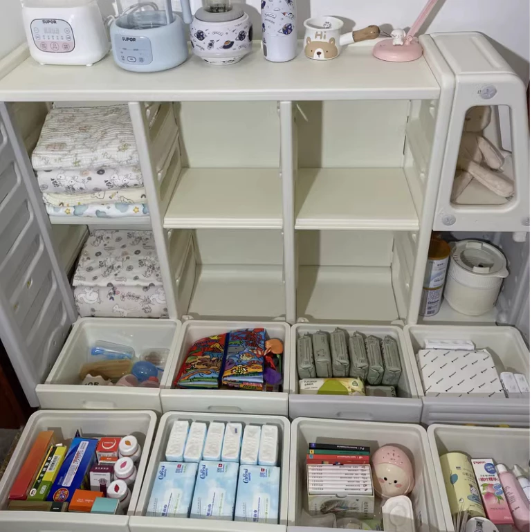 Tủ nhựa để đồ, quần áo, đồ chơi cho bé, tủ mẹ bỉm Babypods mẫu VAN S3 - Hình ảnh 8