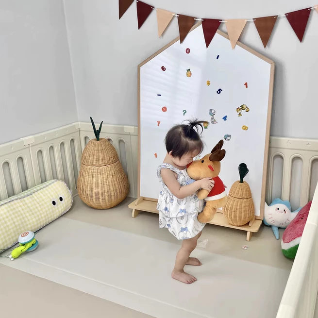 Quây cũi nhựa nguyên sinh dày dặn, an toàn cho bé Babypods (tặng kèm set 50 bóng nhựa và giỏ đựng) - Hình ảnh 5