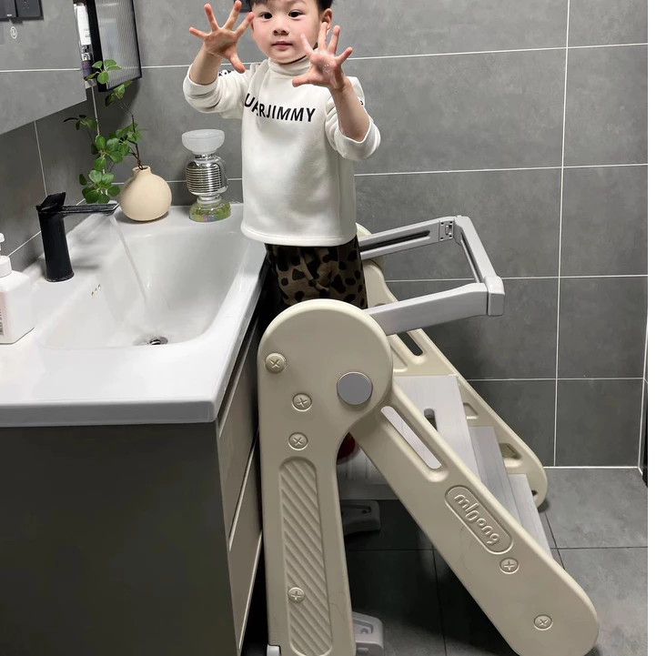 Ghế đứng bếp, bồn rửa tay đa năng xếp gọn cho trẻ Babypods - Hình ảnh 9