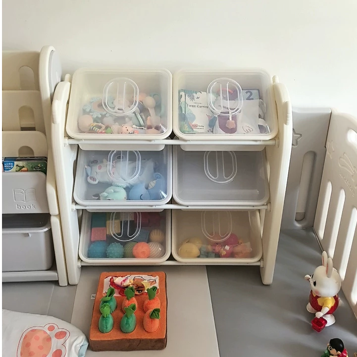 Kệ để đồ chơi đa năng, kệ sách cho bé, nhựa nguyên sinh cao cấp Babypods mẫu Eye Guys - Hình ảnh 5