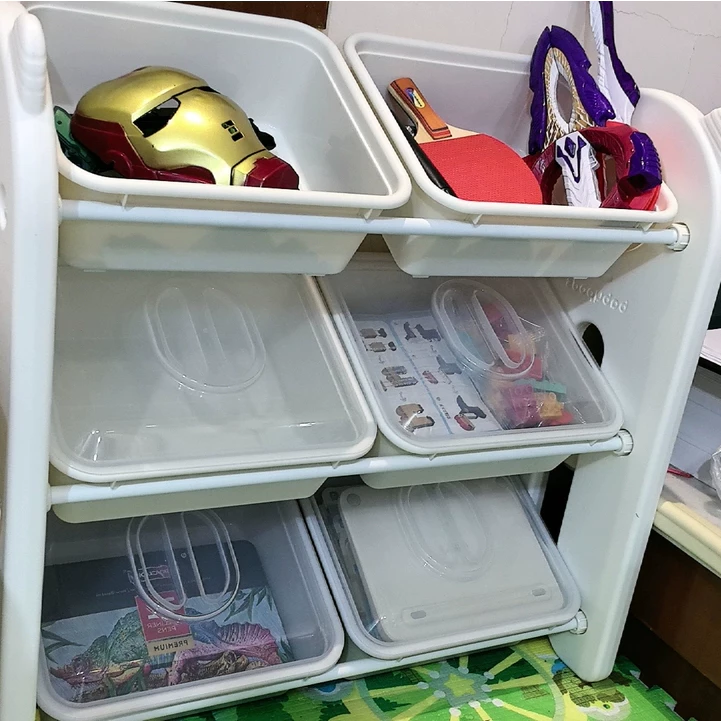 Kệ để đồ chơi đa năng, kệ sách cho bé, nhựa nguyên sinh cao cấp Babypods mẫu Eye Guys - Hình ảnh 8