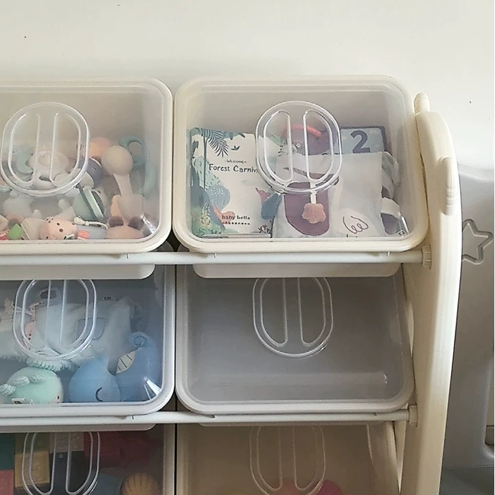 Kệ để đồ chơi đa năng, kệ sách cho bé, nhựa nguyên sinh cao cấp Babypods mẫu Eye Guys - Hình ảnh 6