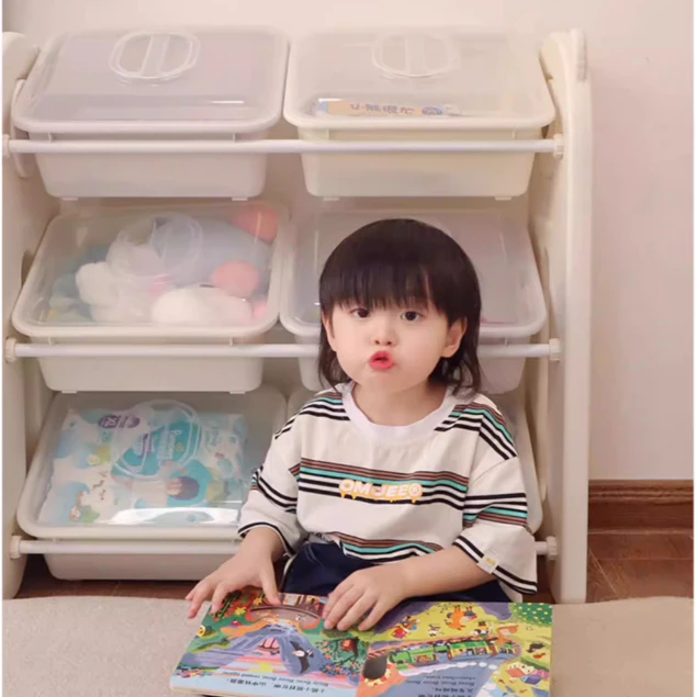 Kệ để đồ chơi đa năng, kệ sách cho bé, nhựa nguyên sinh cao cấp Babypods mẫu Eye Guys - Hình ảnh 9