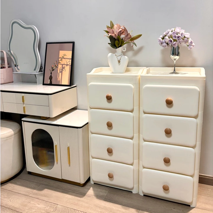 Tủ đựng quần áo, đồ chơi, tủ đầu giường đa năng cho bé Babypods, nhựa nguyên sinh cao cấp mẫu Buckle - Hình ảnh 2