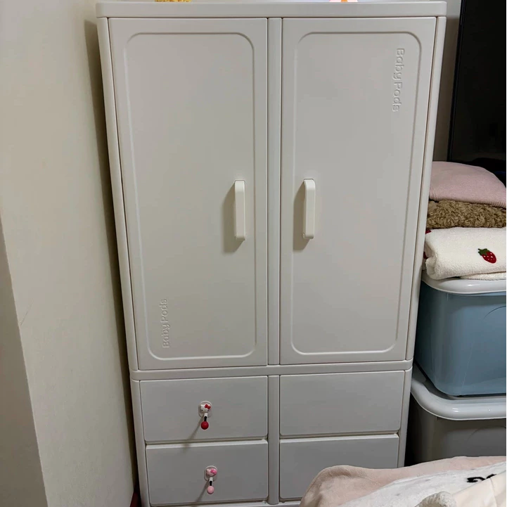 Tủ đựng quần áo cho bé, có thanh treo đồ, tủ mẹ bỉm Babypods - Hình ảnh 3