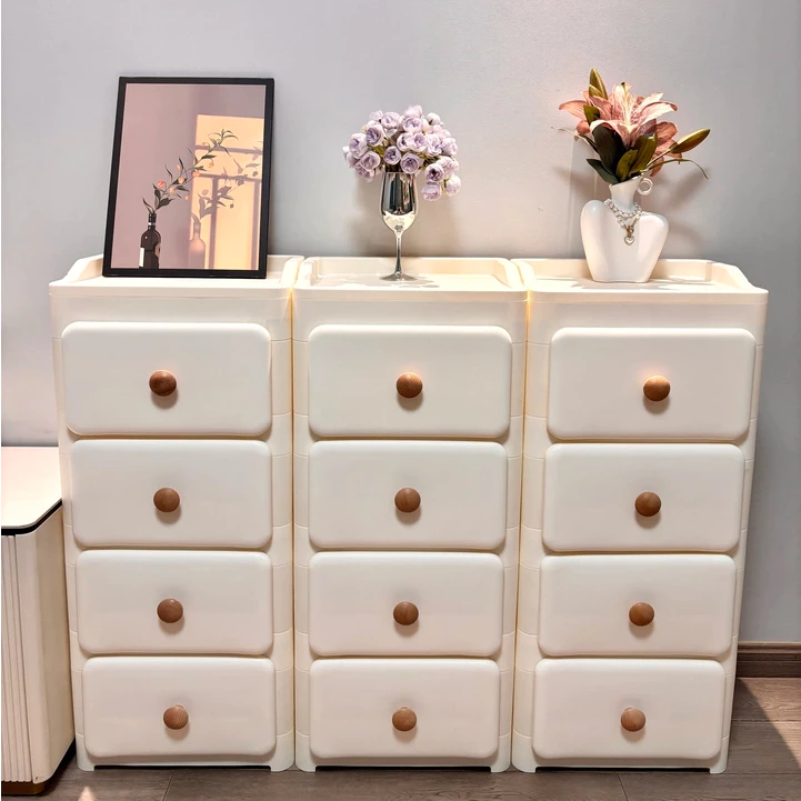 Tủ đựng quần áo, đồ chơi, tủ đầu giường đa năng cho bé Babypods, nhựa nguyên sinh cao cấp mẫu Buckle - Hình ảnh 3