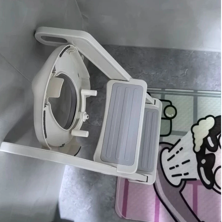 Kệ bậc thang kết hợp bệ ngồi toilet 2in1 cho bé Bapypods, đệm PU mềm mại, tùy chỉnh độ cao 5 mức - Hình ảnh 8