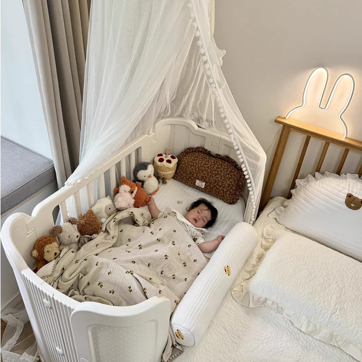 Giường cũi, nôi di động đa năng cho bé Babypods, nhựa nguyên sinh cao cấp, ghép cạnh giường ba mẹ - Hình ảnh 2