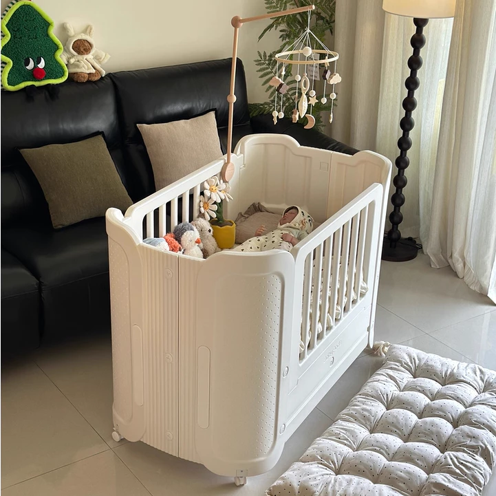 Giường cũi, nôi di động đa năng cho bé Babypods, nhựa nguyên sinh cao cấp, ghép cạnh giường ba mẹ - Hình ảnh 9