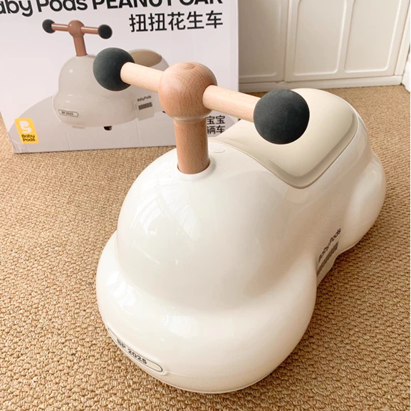 Xe chòi chân, xe đồ chơi cho bé hiệu Babypods hình hạt đậu, cốp xe lớn, bánh xe điều hướng được - Hình ảnh 7
