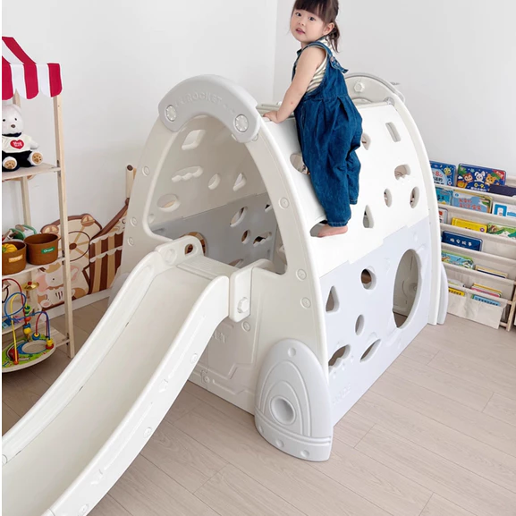 Bộ vận động liên hoàn 5in1 Babypods mẫu Ngôi nhà: Cầu trượt, xích đu, bóng rổ, leo núi, xà đơn - Hình ảnh 8