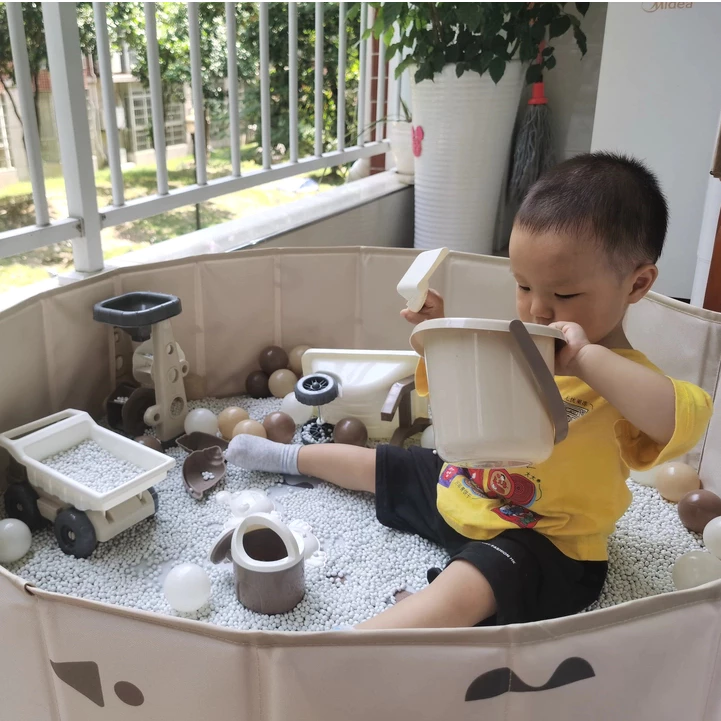Bộ đồ chơi cát dành cho bé Babypods, thích hợp chơi trong nhà và ngoài trời, kích thước 1 mét - Hình ảnh 8