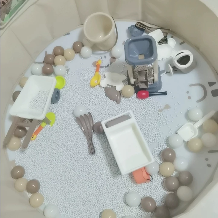 Bộ đồ chơi cát dành cho bé Babypods, thích hợp chơi trong nhà và ngoài trời, kích thước 1 mét - Hình ảnh 6