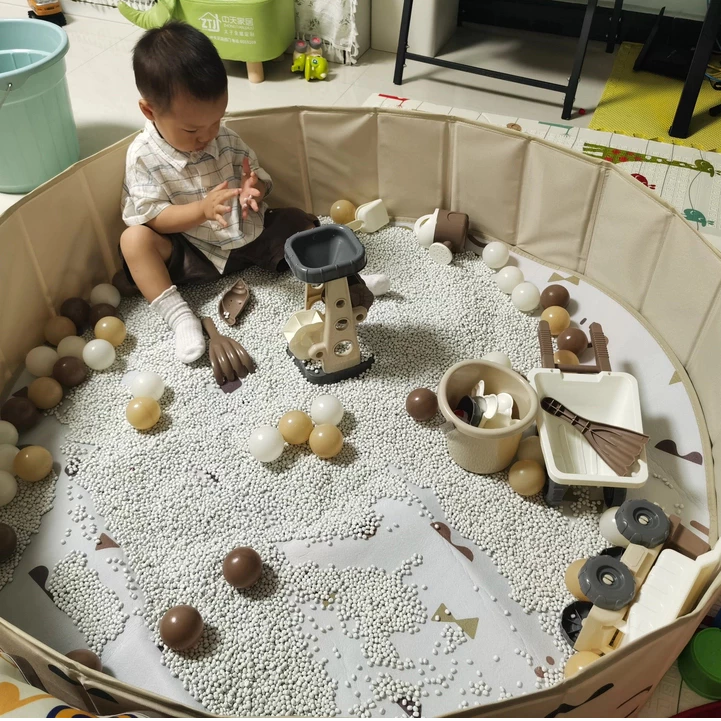 Bộ đồ chơi cát dành cho bé Babypods, thích hợp chơi trong nhà và ngoài trời, kích thước 1 mét - Hình ảnh 7
