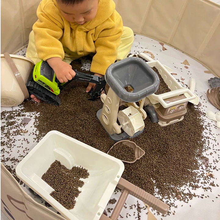Bộ đồ chơi cát dành cho bé Babypods, thích hợp chơi trong nhà và ngoài trời, kích thước 1 mét - Hình ảnh 9
