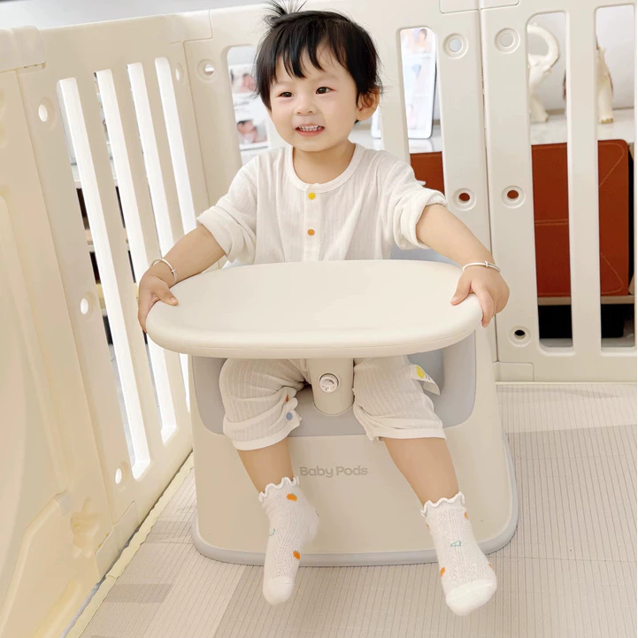 Ghế ăn dặm, ghế tập ngồi, ghế sofa, ghế ngồi đọc sách cho bé đa năng cao cấp hiệu Babypods - Hình ảnh 3
