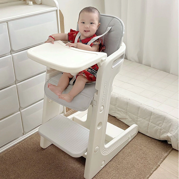 Ghế ngồi ăn dặm đa năng cho bé Babypods, tùy chỉnh độ cao, tặng kèm đệm tựa lưng, dây đai an toàn - Hình ảnh 6