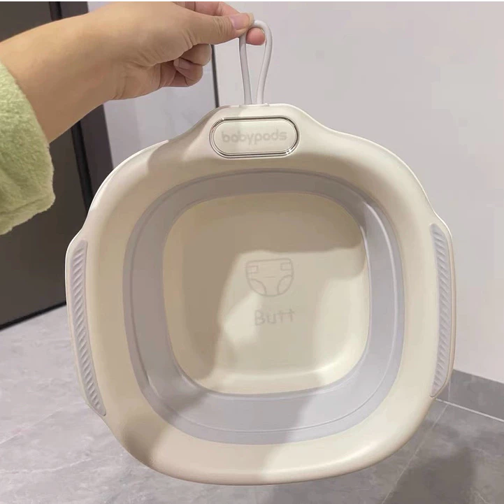 Chậu rửa gấp gọn cao cấp, an toàn cho bé, gấp gọn tiện lợi, tay cầm chống trượt, dễ vệ sinh Babypods - Hình ảnh 5
