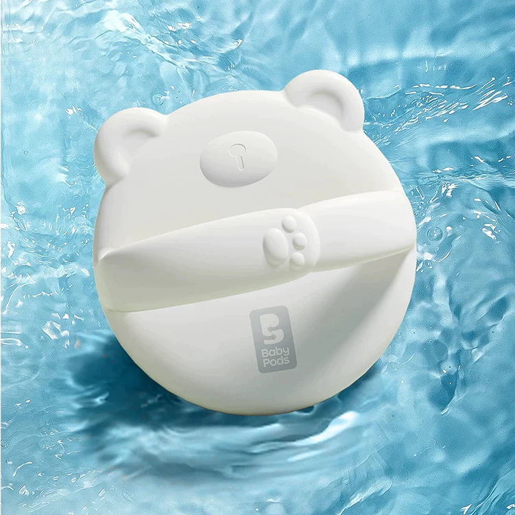 Bông gội đầu, bông tắm cho bé, massage bằng silicone cao cấp hiệu Babypods - Hình ảnh 4