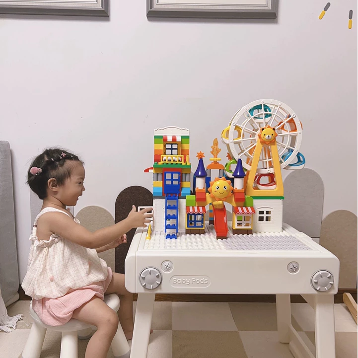 Bộ khối xây dựng, đồ chơi xếp hình, lắp ráp cho bé 3-6 tuổi Babypods, giúp bé phát triển tư duy - Hình ảnh 8