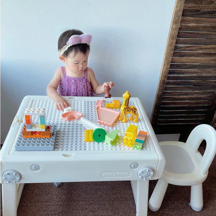 Bộ khối xây dựng, đồ chơi xếp hình, lắp ráp cho bé 3-6 tuổi Babypods, giúp bé phát triển tư duy - Hình ảnh 9