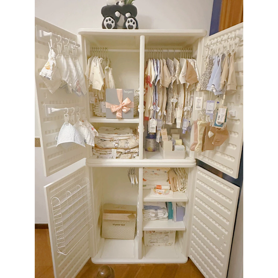 Tủ quần áo, đựng đồ trẻ sơ sinh, đồ chơi, có thanh treo đồ Babyviva mẫu Luxury - Hình ảnh 9
