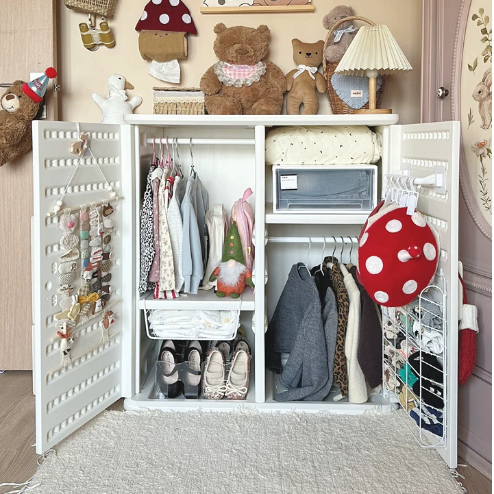 Tủ quần áo, đựng đồ trẻ sơ sinh, đồ chơi, có thanh treo đồ Babyviva mẫu Luxury - Hình ảnh 8
