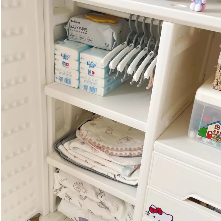 Tủ quần áo, đựng đồ trẻ sơ sinh, tủ mẹ bỉm, có thanh treo đồ Babyviva mẫu Luxury - Hình ảnh 8