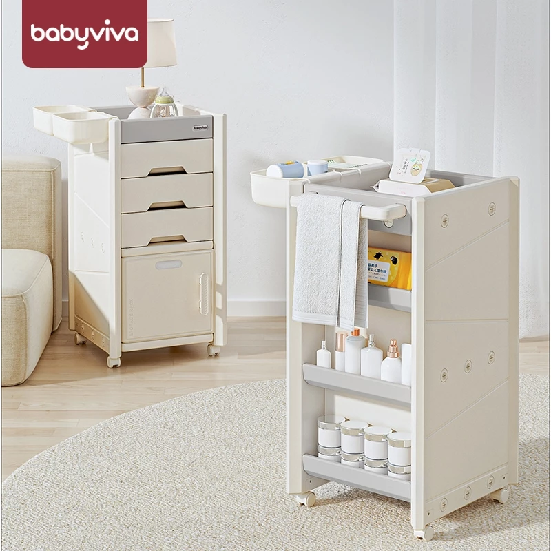 Tủ đầu giường di động 2 mặt đa năng đa năng hiệu Babyviva mẫu Glance