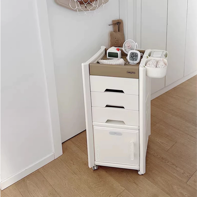 Tủ đầu giường di động 2 mặt đa năng đa năng hiệu Babyviva mẫu Glance - Hình ảnh 3