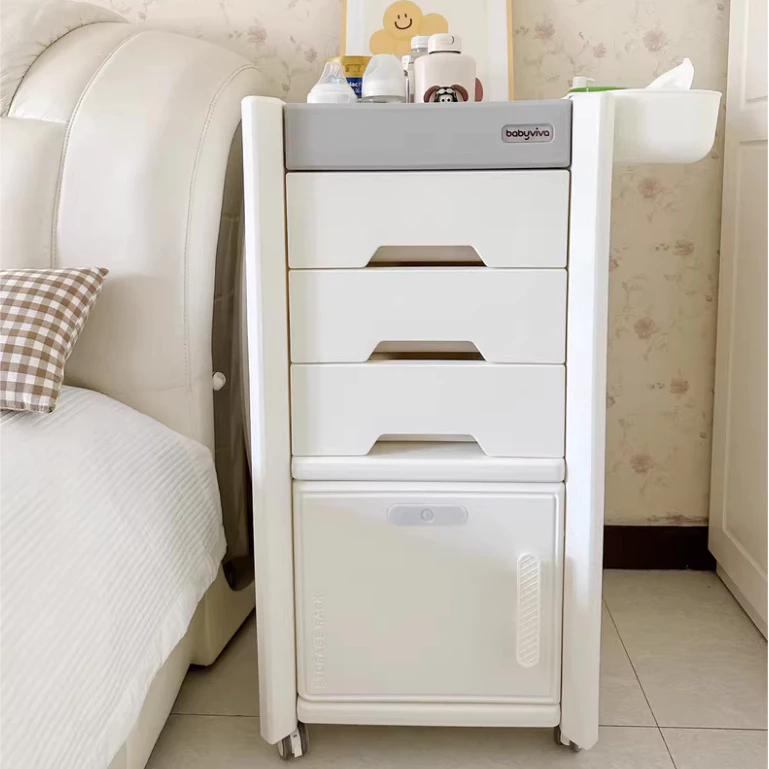 Tủ đầu giường di động 2 mặt đa năng đa năng hiệu Babyviva mẫu Glance - Hình ảnh 4