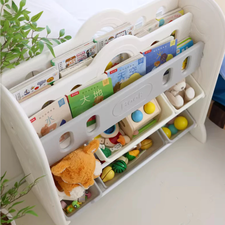 Kệ sách nhựa kết hợp kệ để đồ chơi đa năng cho bé hiệu Hobbytree mẫu phi hành gia - Hình ảnh 7