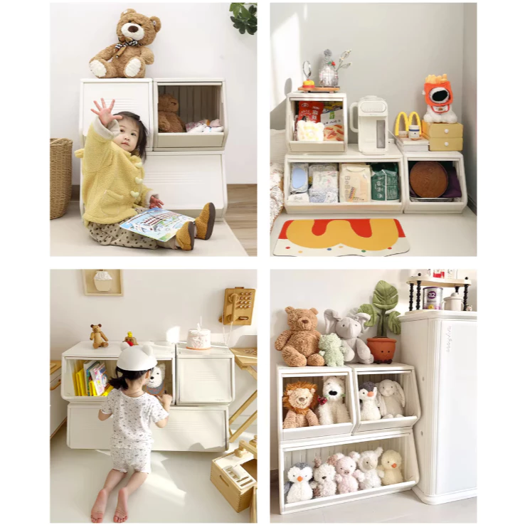 Kệ nhựa, hộp tủ nhựa DIY đa năng đựng đồ và trang trí phòng hiệu Babyviva, lắp ráp linh hoạt - Hình ảnh 2