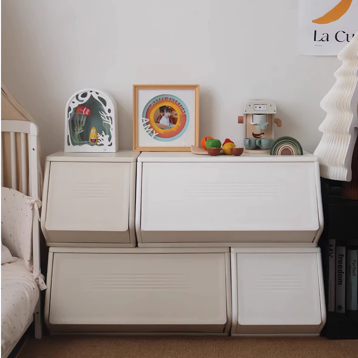 Kệ nhựa, hộp tủ nhựa DIY đa năng đựng đồ và trang trí phòng hiệu Babyviva, lắp ráp linh hoạt - Hình ảnh 5
