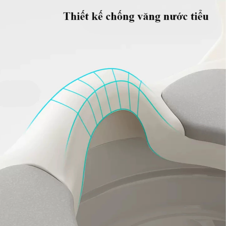 Kệ bậc thang kết hợp bệ thu nhỏ toilet 2in1 đa năng Babyviva, đệm ngồi PU cao cấp an toàn cho bé - Hình ảnh 3