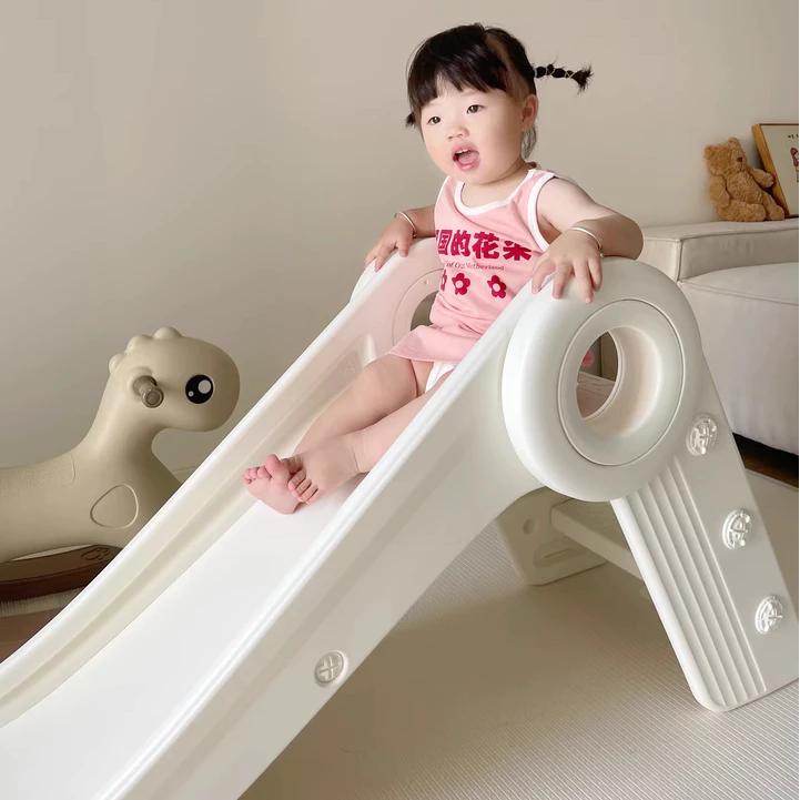 Cầu trượt đa năng xếp gọn cho bé, nhựa nguyên sinh cao cấp hiệu Babyviva, máng trượt dài 91cm - Hình ảnh 3