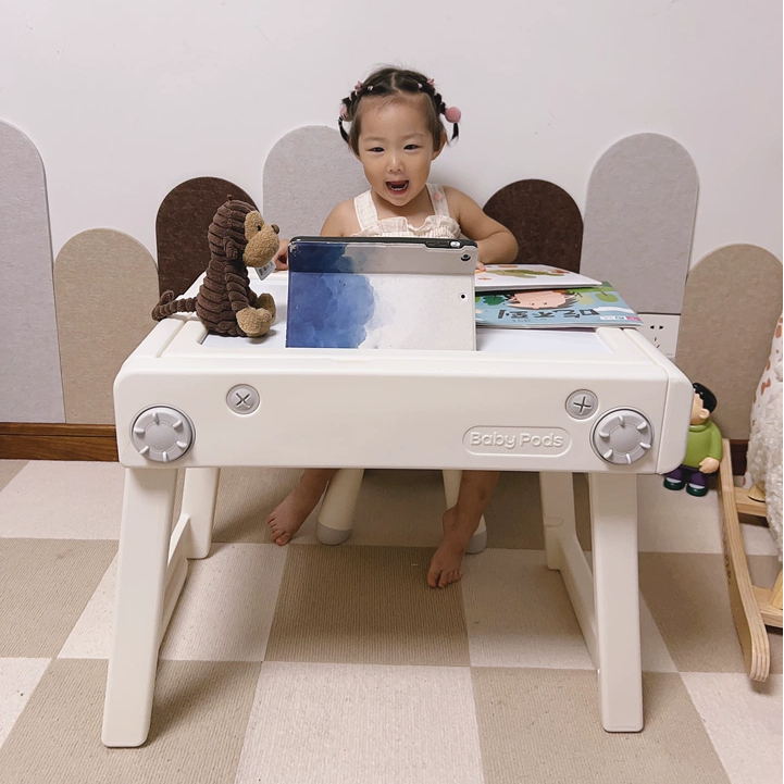 Bộ bàn vẽ kết hợp bàn lego đa chức năng xếp gọn Babypods, hít được nam châm, tặng bút màu, xóa bảng - Hình ảnh 9